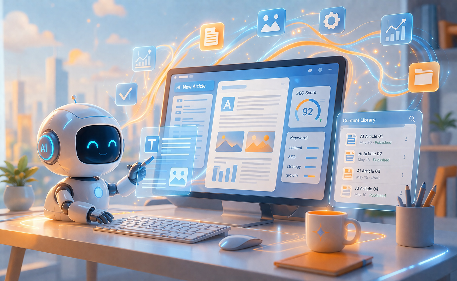 AI SEO 文章生成與內容管理後台